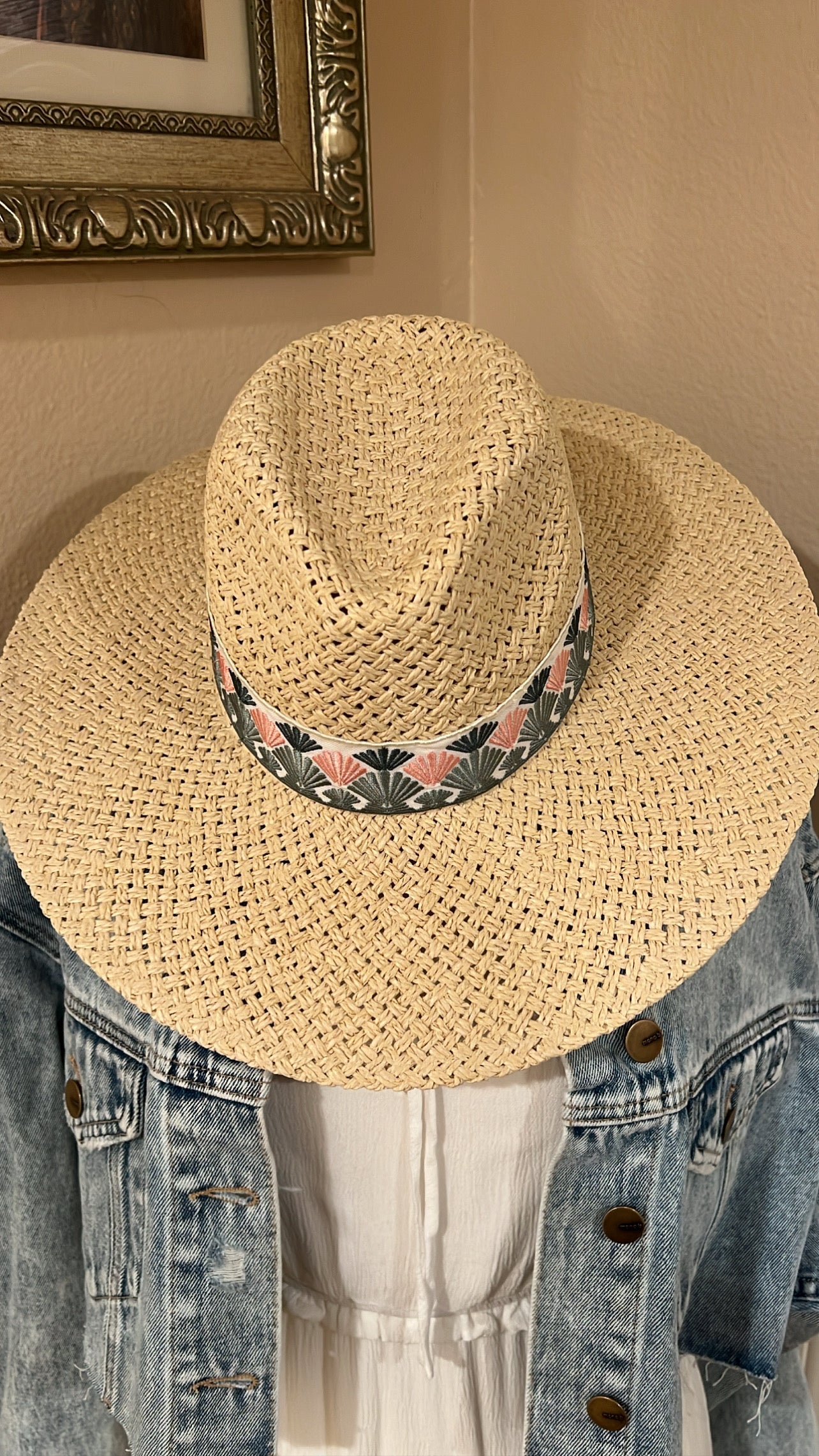 Seashell Straw Hat